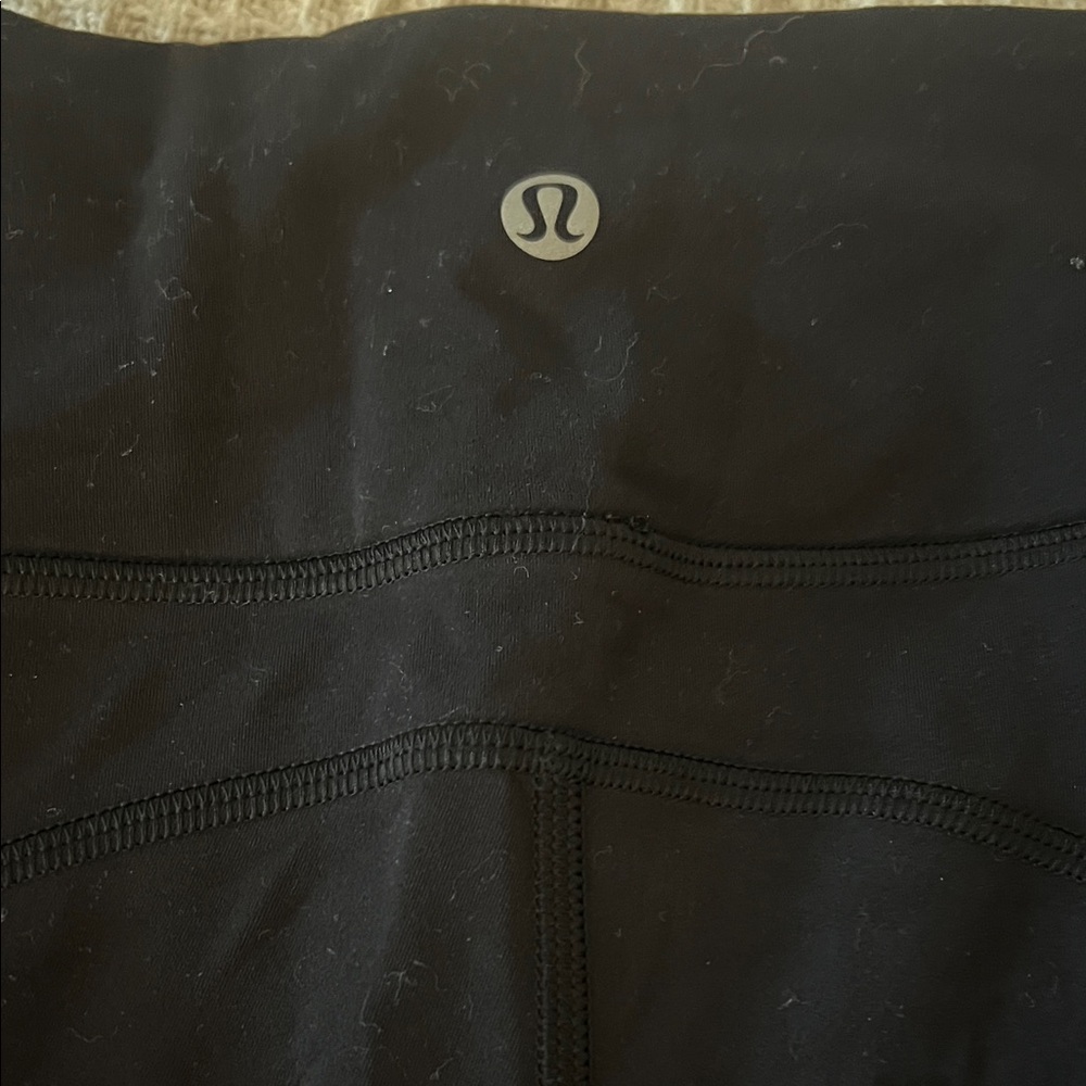 Lululemon Black High-Waisted Leggings - Picture 2 of 3